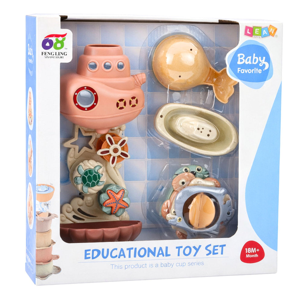 Vannas rotaļlietas - zemūdens 9gab.